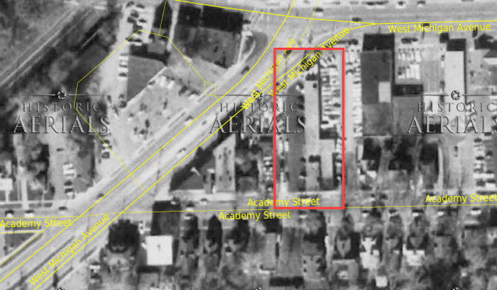 Downtowner Motel - 1965 (newer photo)